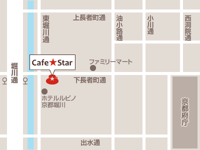 Cafe★Starの地図